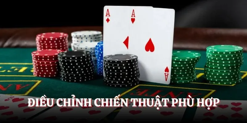 Điều chỉnh chiến thuật phù hợp