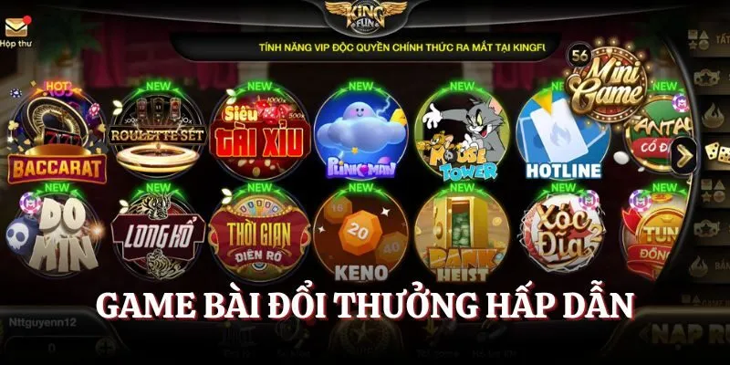 Game bài đổi thưởng hấp dẫn